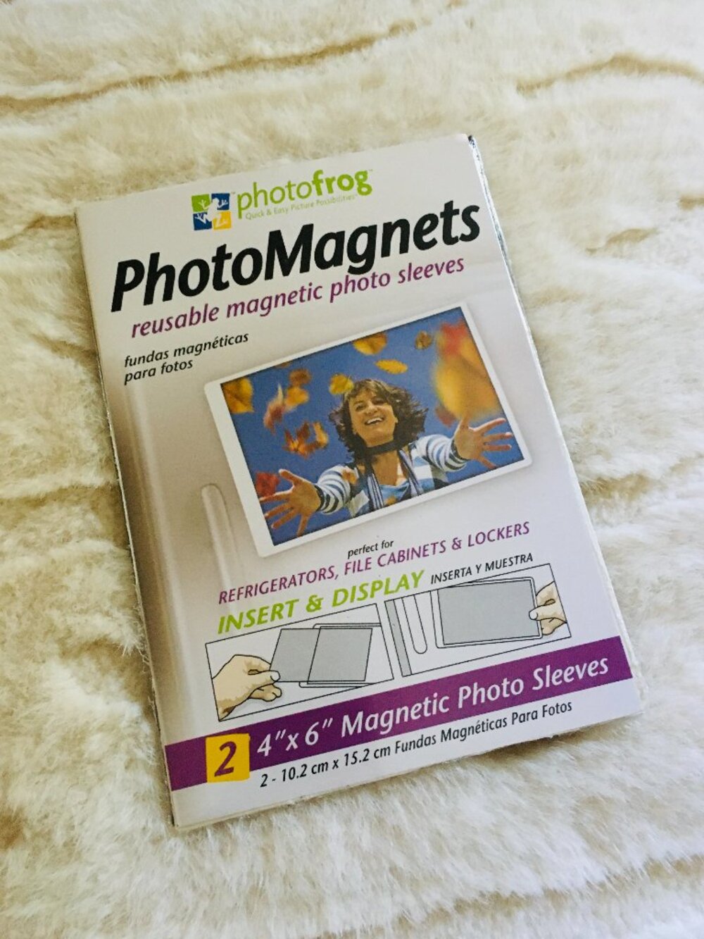 Photofrog Magnetic Photo Sleeves 4x6 Pack of 2 Refrigerator/Locker Magnets #3